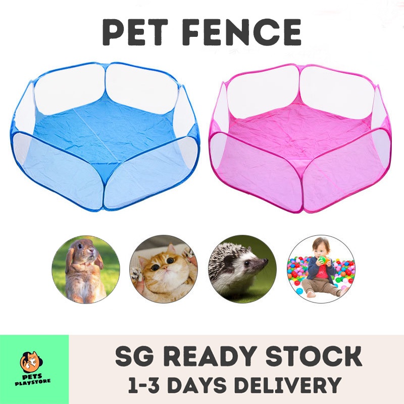 Pet Fence Foldable Portable Outdoor Indoor Escape Prevention Guinea ...