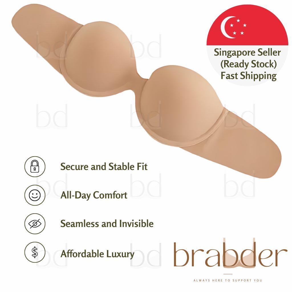 [SG] Strapless Bra / Backless Bra / Invisible Bra / Adhesive Bra Safe ...