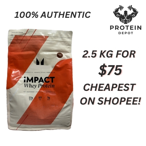 2.5kg IMPACT WHEY PROTEIN POWDER, EXPIRY 03/2027! | Shopee Singapore