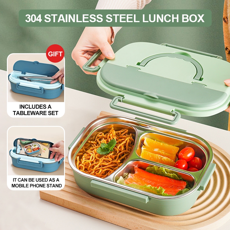 304 Stainless Steel Thermal Lunch Box - Large Capacity, Multi ...