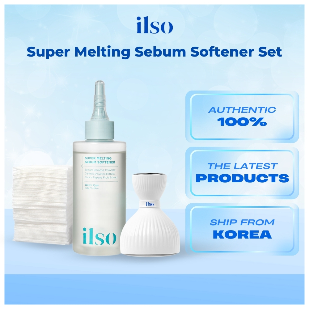 ilso Super Melting Sebum Softener 150ml Set (+ Cotton Pad 40pcs ...