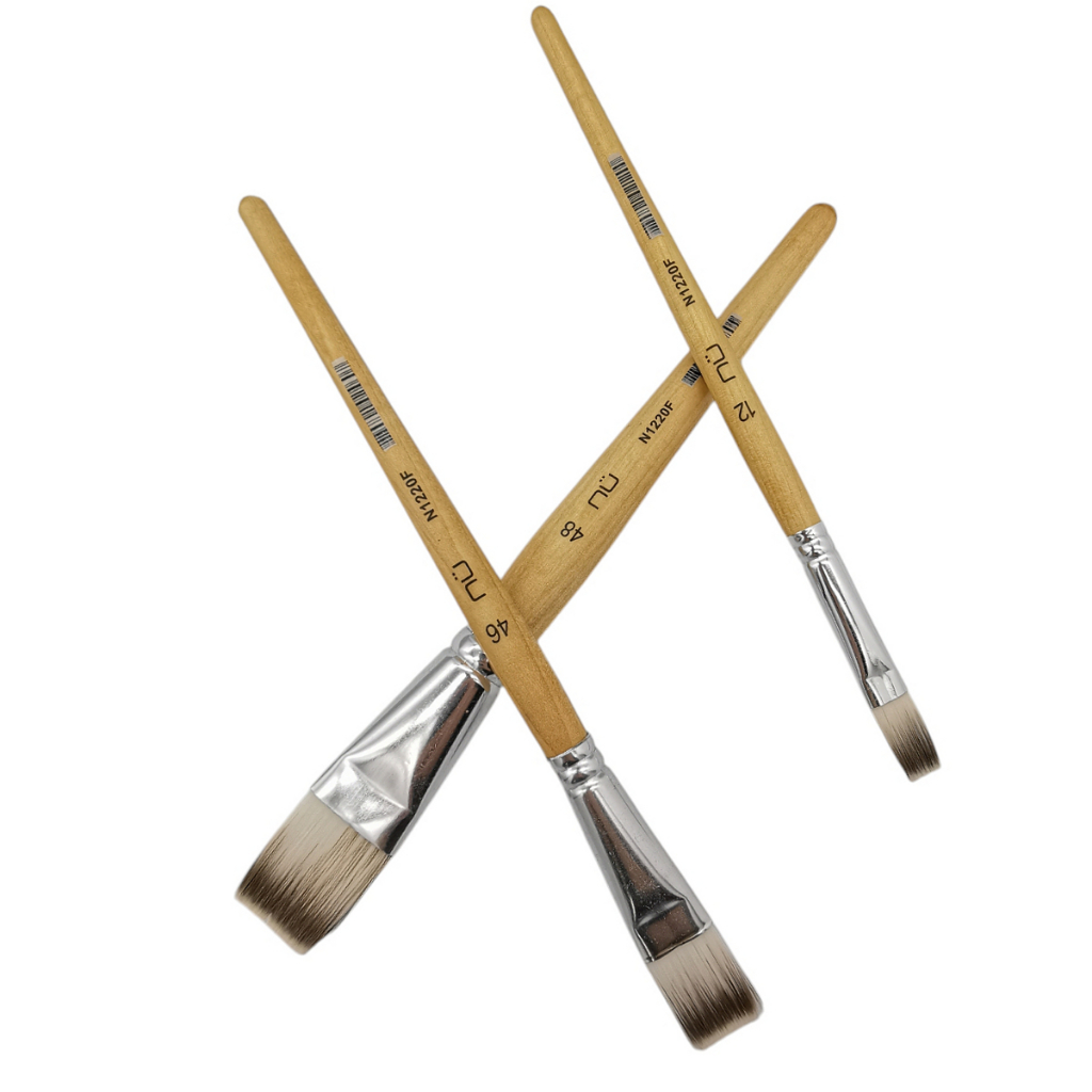 NU Brushes 1pc Flat N1220F - Assorted Brush (288080102XXXX) | Shopee ...