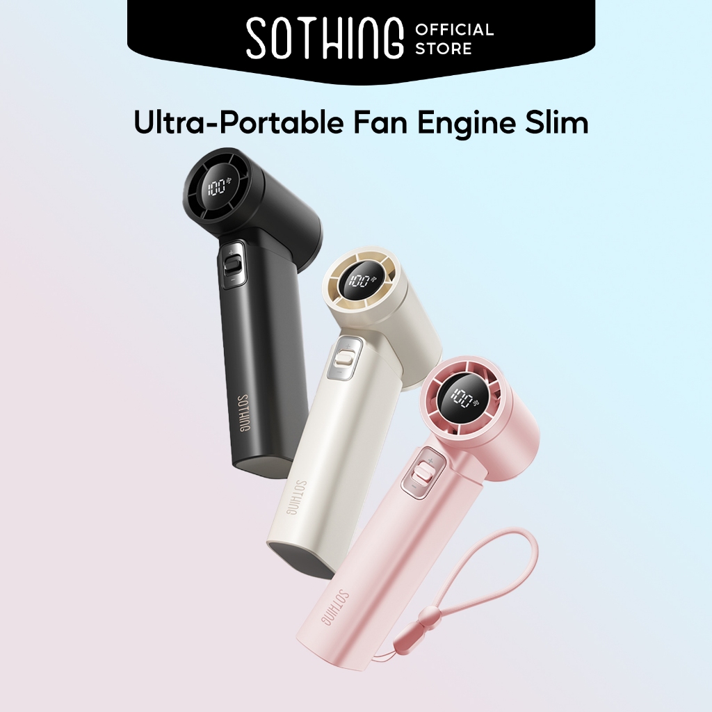Sothing Engine Slim Turbo Handheld Ultra-Portable Fan Mini Pocket ...