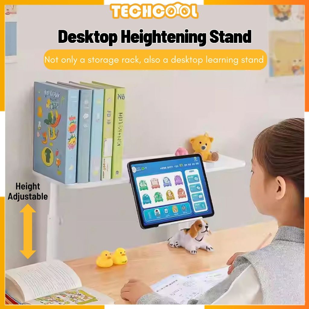 Desktop Heightening Stand With Bracket Multi-layer book Stand Laptop ...