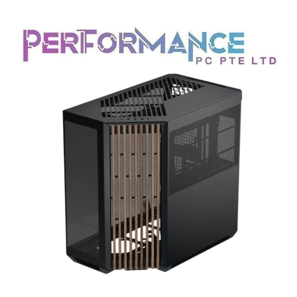 APNX V1 PC CASE BLACK/WHITE/WOOD BLACK (2 YEAR WARRANTY BY CORBELL ...