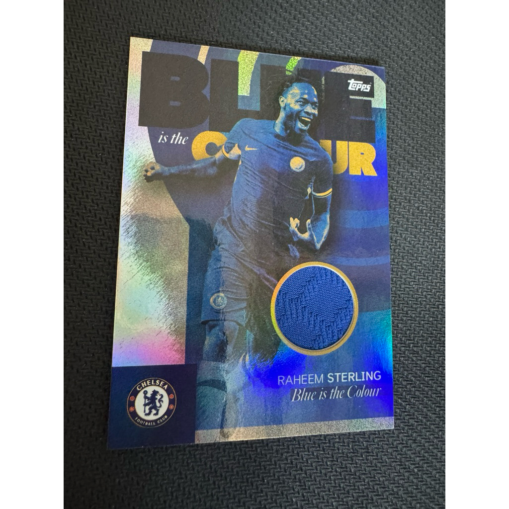 2024 Topps Soccer Card Chelsea FC Team Set Raheem Sterling Blue Is The ...
