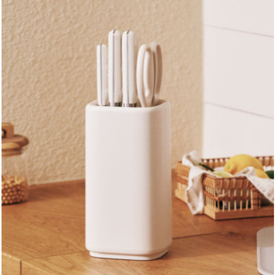 [MODORI] All-in-One Knife & Scissors Set, Korean Kitchen Knife Set ...