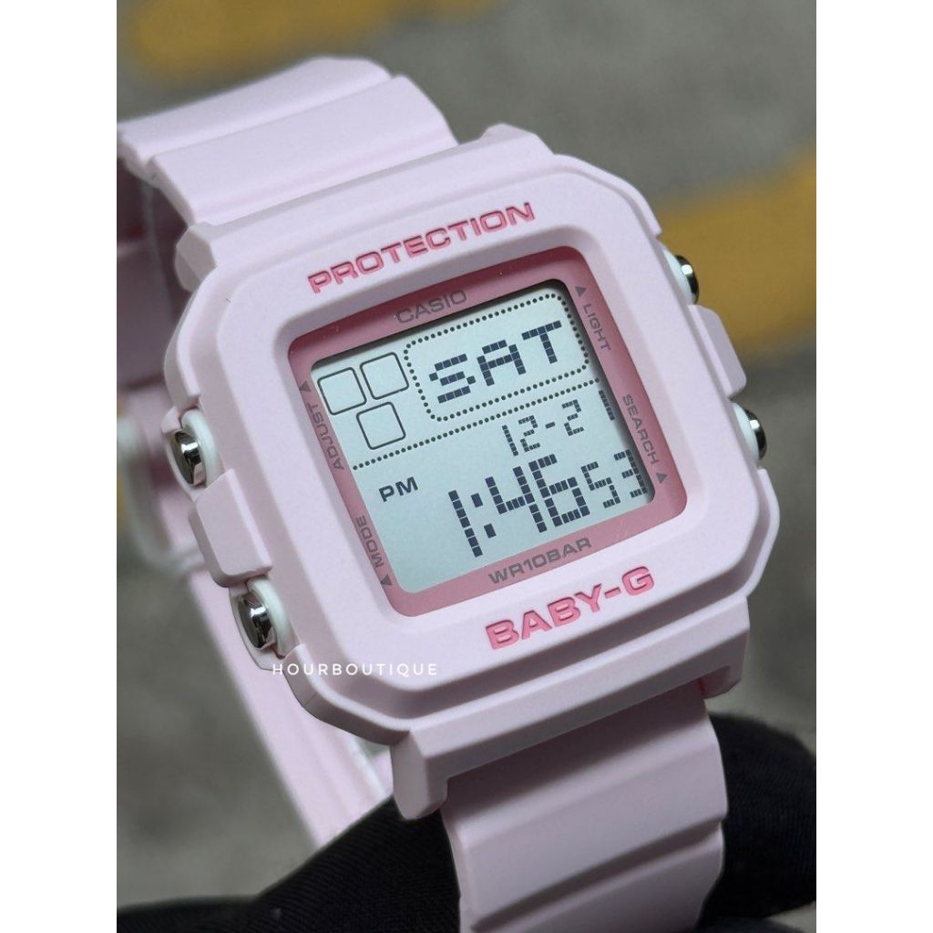 Brand New Casio BabyG Pastel Pink Digital Watch BGD-10-4DR | Shopee ...