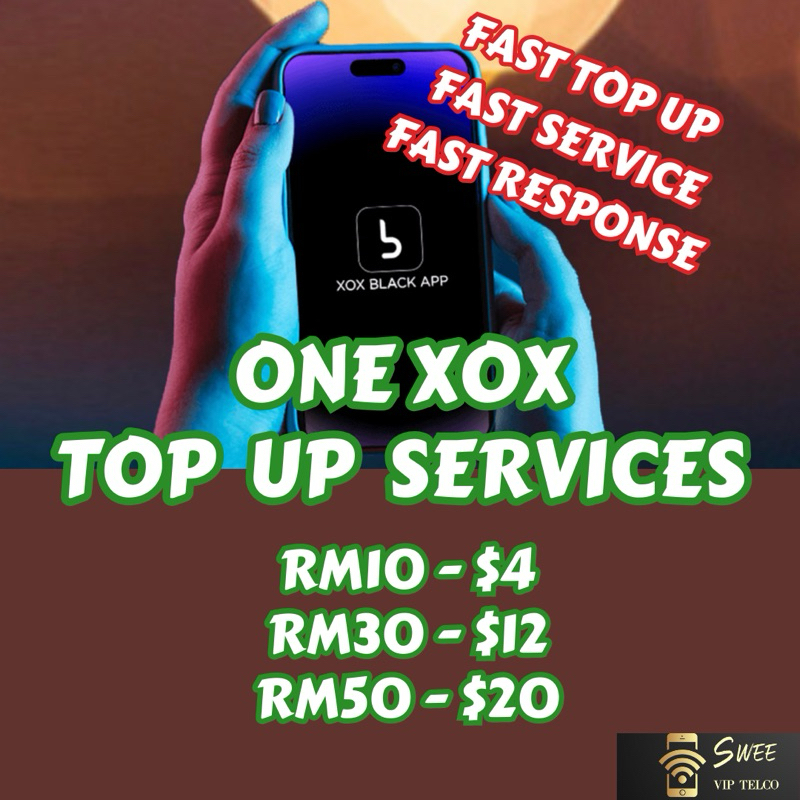 OneXOX Top UP Malaysia Prepaid Simcard Esim 4G XoX Top Up | Shopee ...