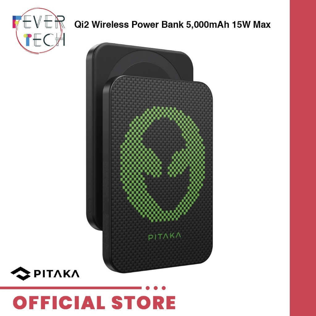 PITAKA Qi2 Wireless Power Bank 5000mAh 15W Max: High Capacity, Premium ...