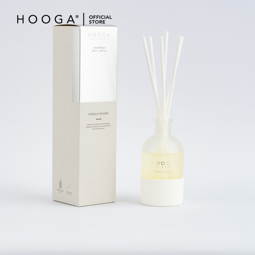 Hooga White Intense Series Reed Diffuser 200ml | Shopee Singapore
