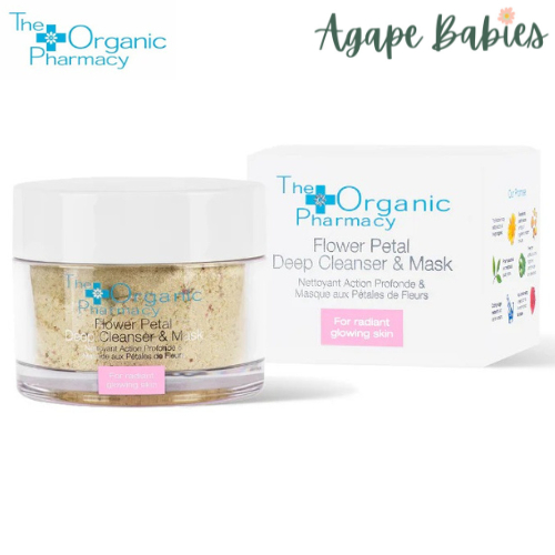 The Organic Pharmacy Flower Petal Deep Cleanser & Mask 40ml. Exp - 11/ ...