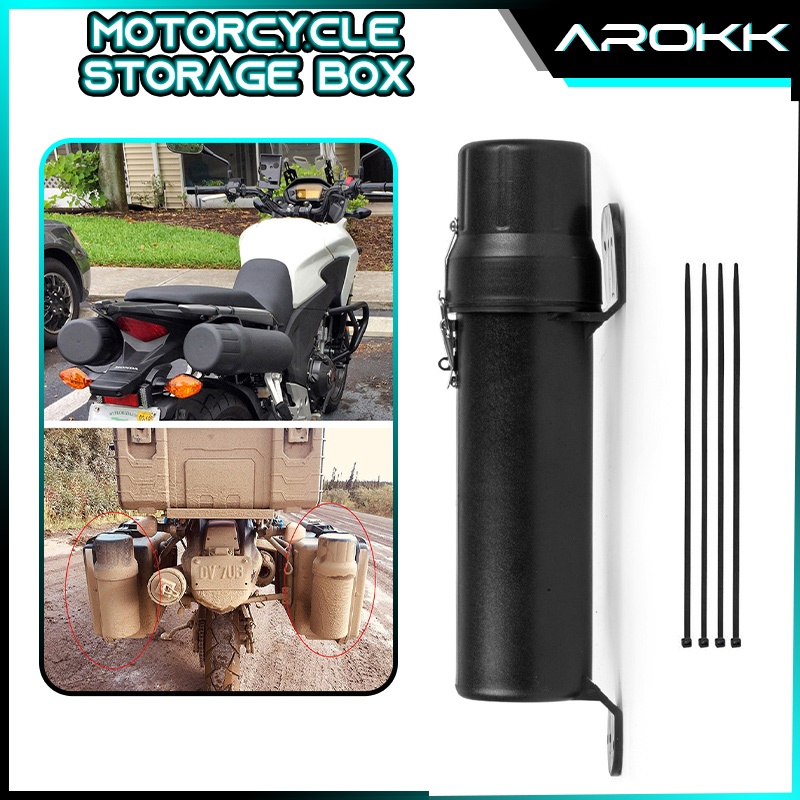 SG丨Hard Motorcycle Storage Tube Touring Bike Storage Box Motorcycle ...
