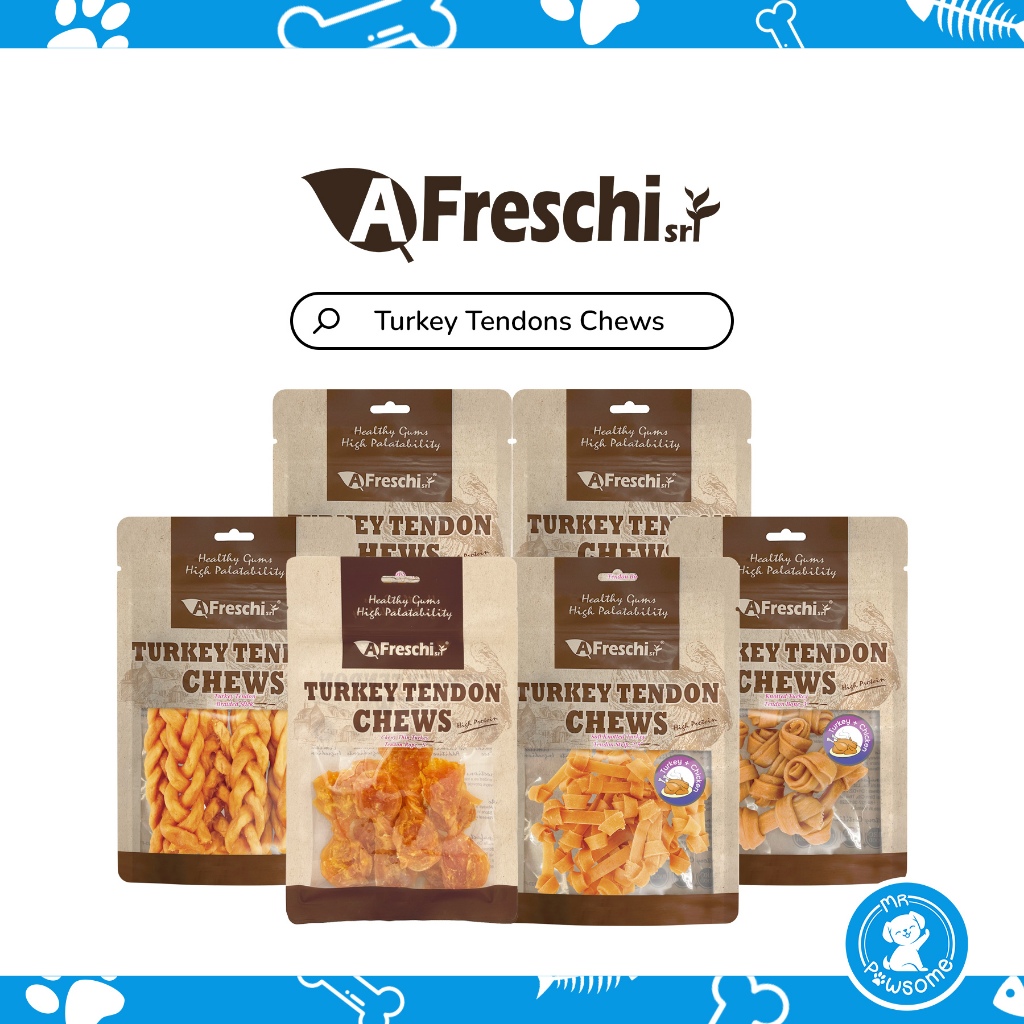 AFreschi Turkey Breast, Tendon & Jerky Bone / Braided Stick / Coil ...