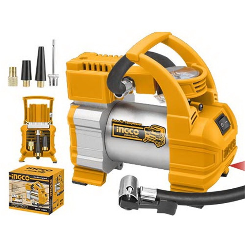 INGCO 12V PORTABLE CAR AIR COMPRESSOR 140PSI AAC1408 | Shopee Singapore