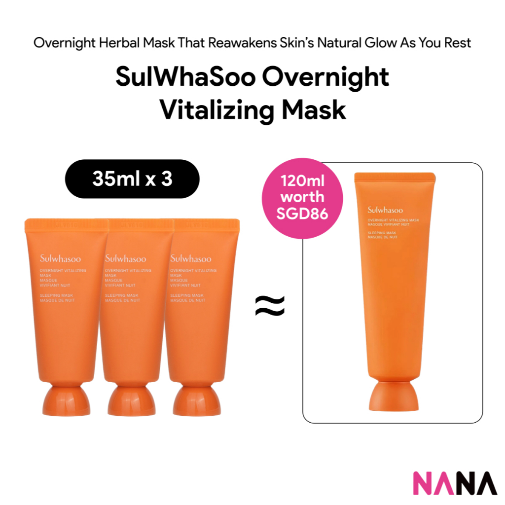 Sulwhasoo Overnight Vitalizing Mask 120 Ml – Koreanische Nachtmaske Mit Heilkräutern Für Revitalisierte Haut