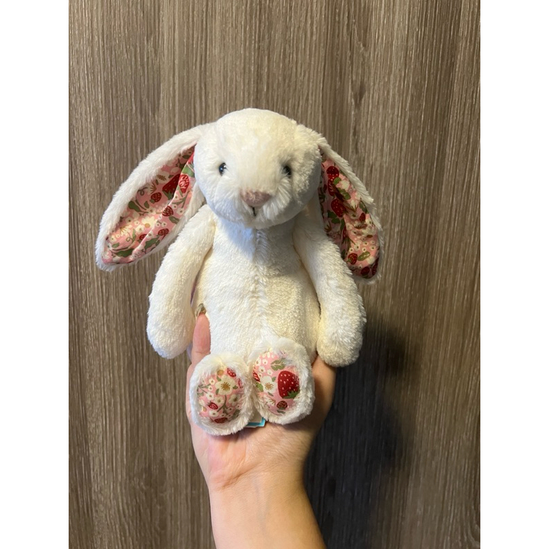 Jellycat Blossom Cream Bunny 'Berry' small | Shopee Singapore