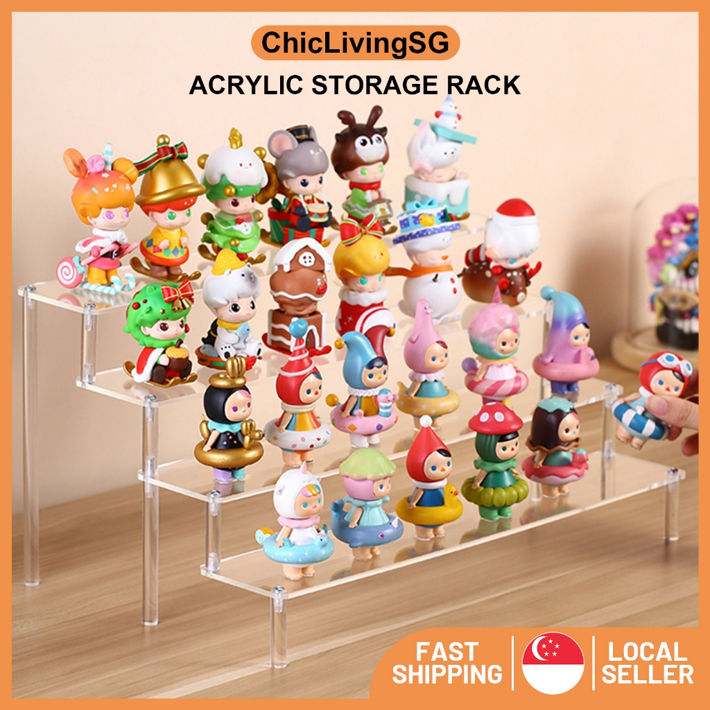 【SG】Acrylic Display Stand / Acrylic Riser Display Stand / Acrylic Toy ...