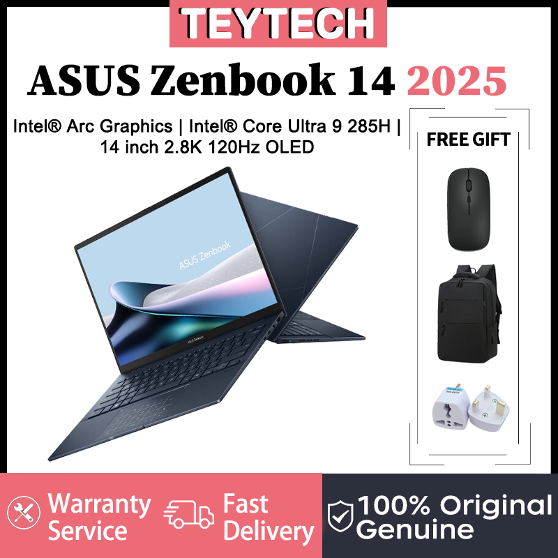 ASUS Zenbook 14 2025 | Intel® Core Ultra 9 285H/AMD Ryzen AI 7 H
