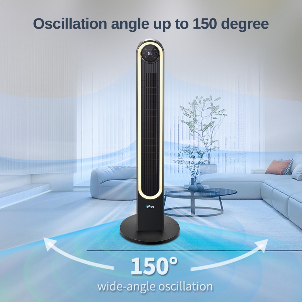 [NEA CLIMATE VOUCHER $400] iFan Stand fan, DC Bladeless Fan, Tower Fan ...