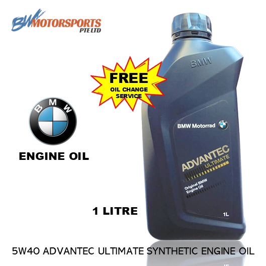 BMW Motorcycles 5W40 Advantec Ultimate Synthetic Engine Oil (1 Ltire ...