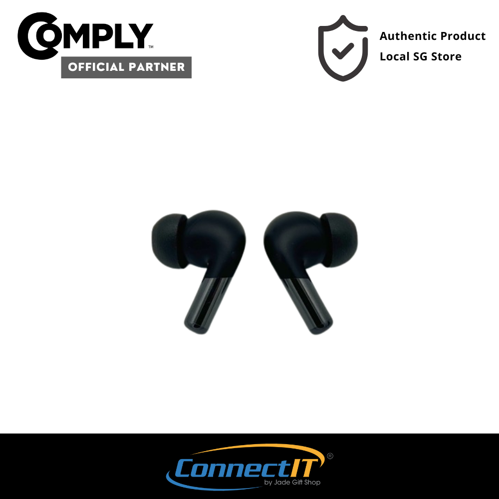 Comply TrueGrip Pro TW-300-B, universeel traagschuim voor de meeste in-ear hoofdtelefoons, verschillende maten, 3 paar