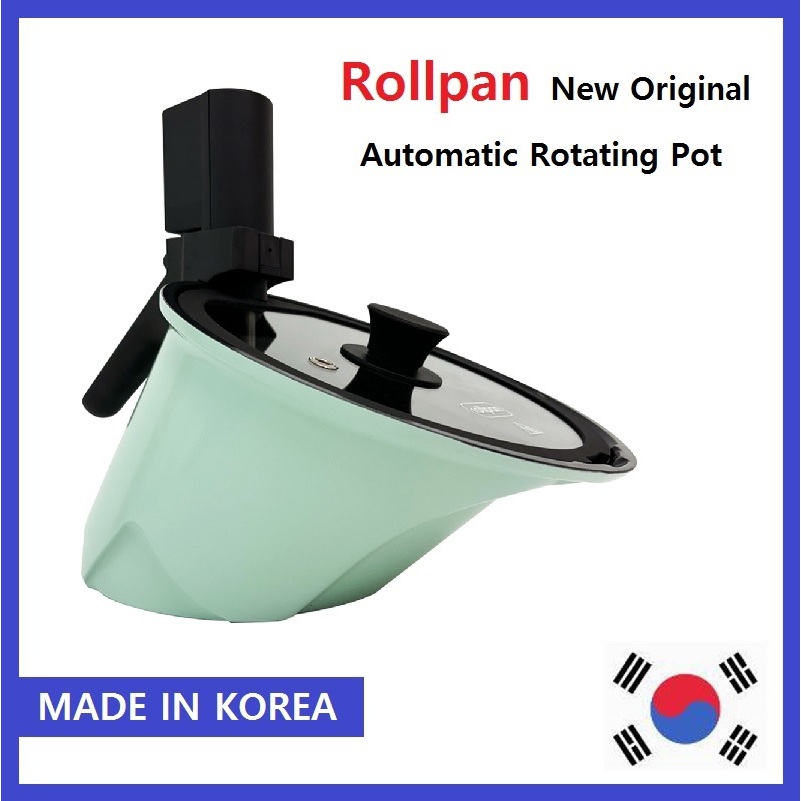 Korea Rollpan New Original Automatic Rotation Pot/ 25CM /3 colors (Mint ...