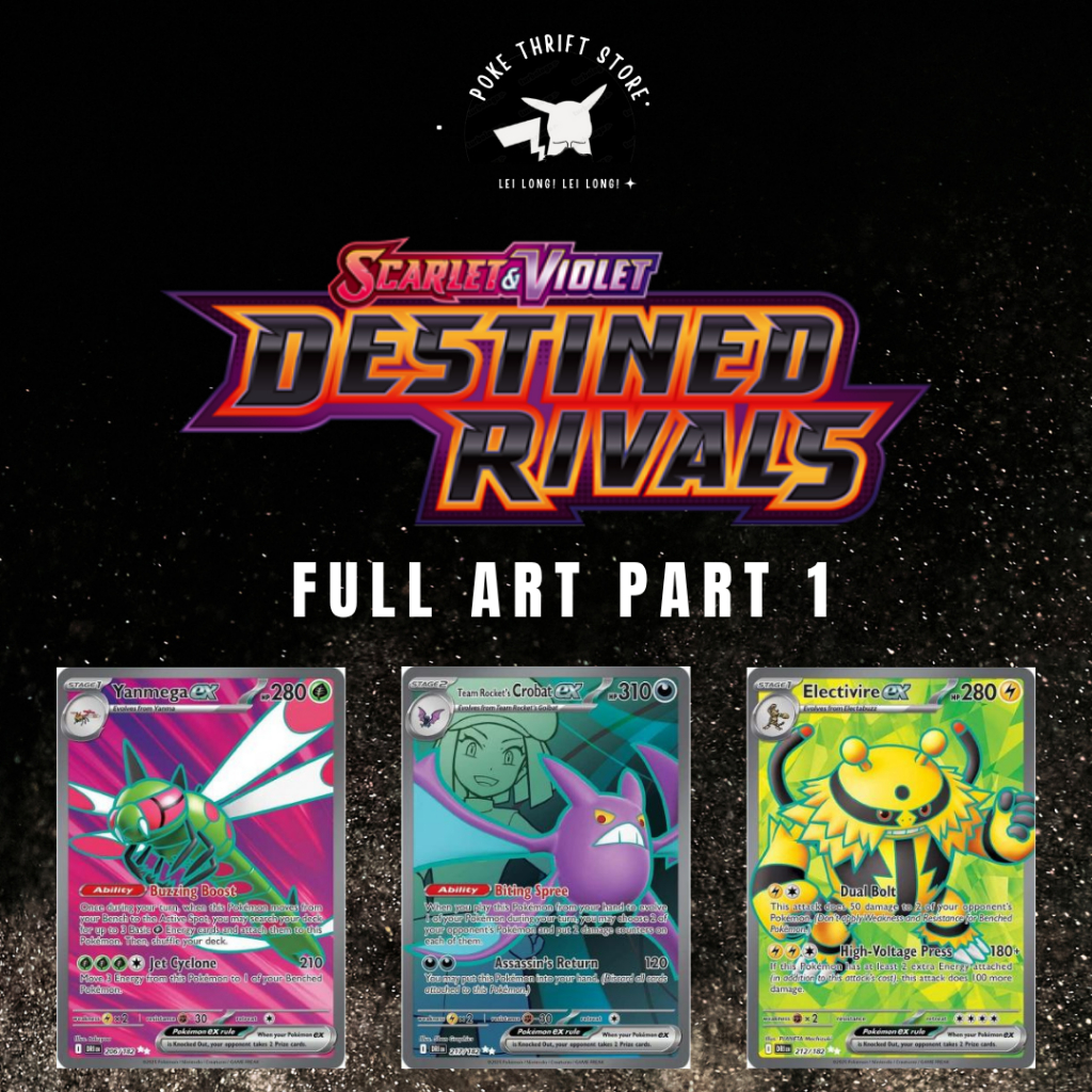 Pokemon Destined Rivals Full Art Part 1 | Shopee Singapore