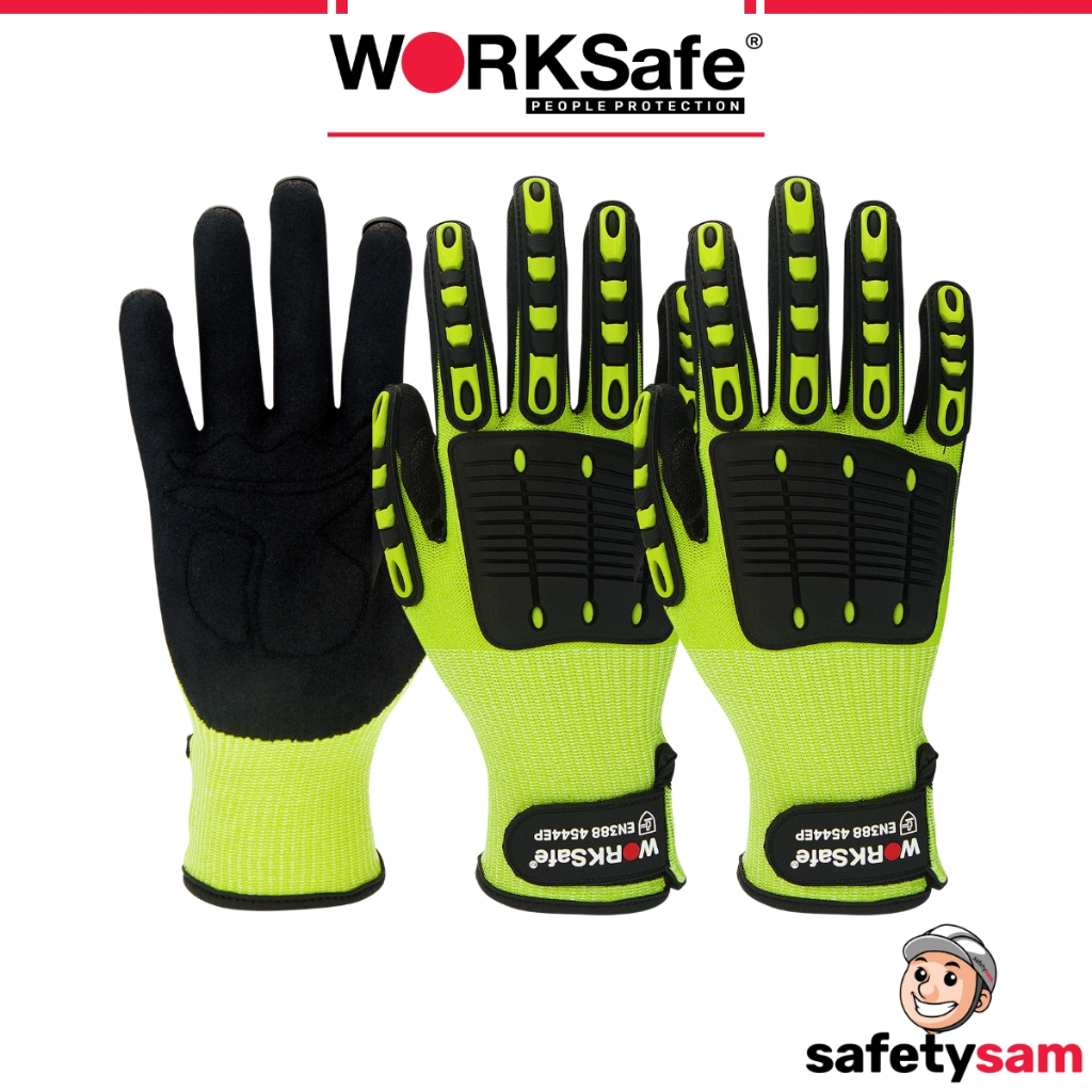 [2 PAIRS BUNDLE] WORKSafe N500IMP CUT 5 Level E High Cut and Impact ...