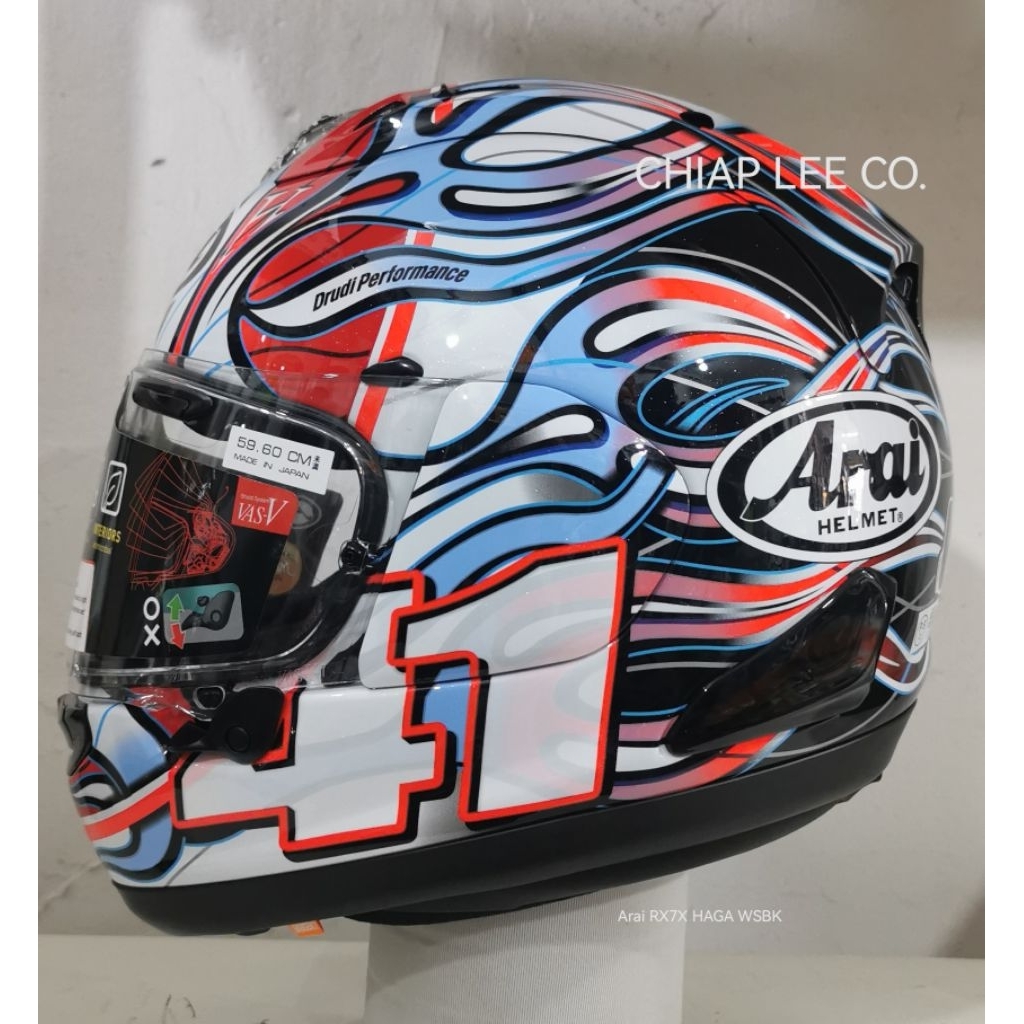 Arai RX7X HAGA WSBK (NEW) PSB APPROVED | Shopee Singapore
