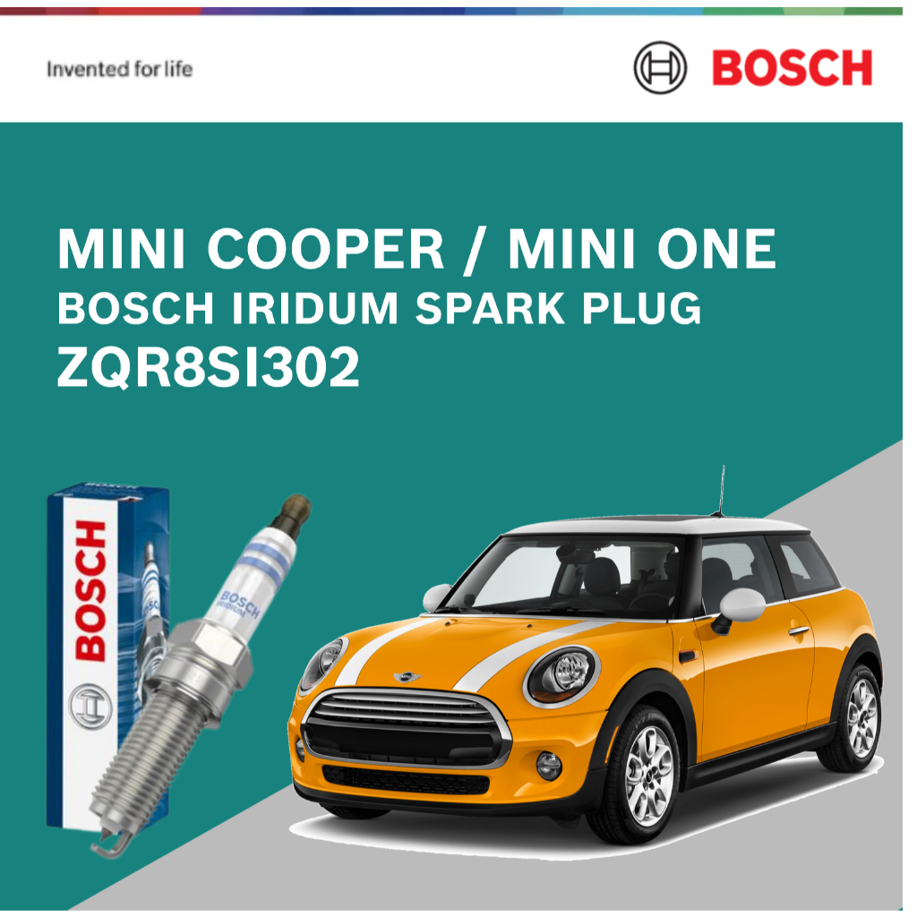 Bosch Iridium Spark Plug ZQR8SI302 for Mini One / Mini Cooper R56 (1 PC ...