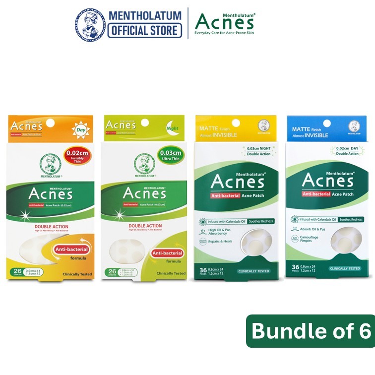 [Bundle of 6] Acnes Anti-Bacterial Acne Patch | Shopee Singapore