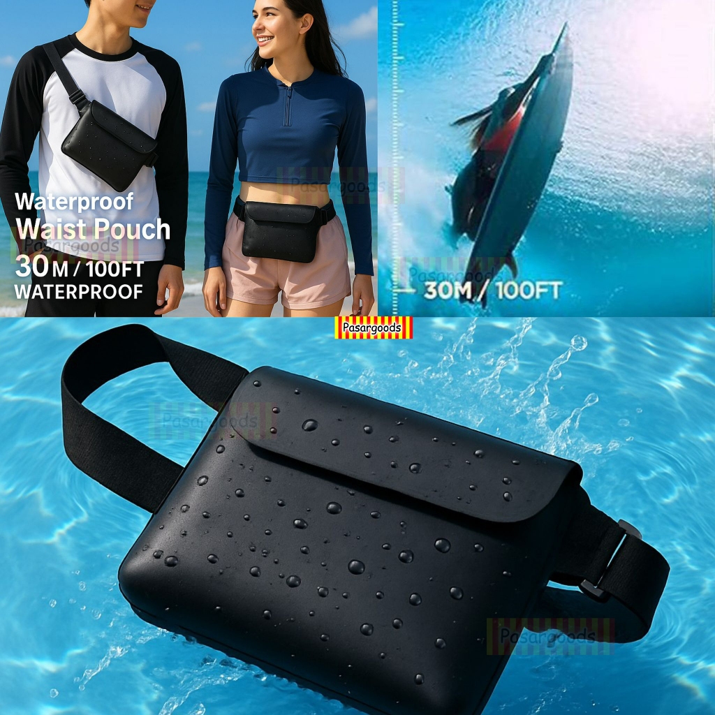 🇸🇬 Waterproof Bag Waist Chest Strap Pouch Phone Pouch Fishing Beach ...