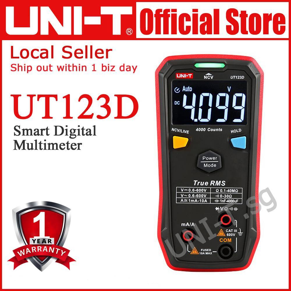 Uni-T UT123D UT123 Smart Digital Multimeter | Shopee Singapore