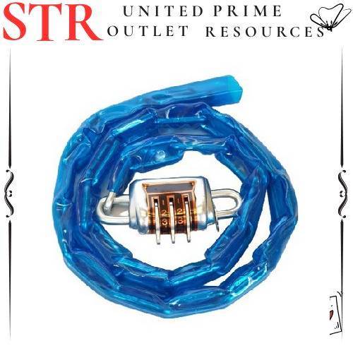 [SG STOCK] BICYCLE CHAIN LOCK 3 Digit Combination Plastic Hose ...