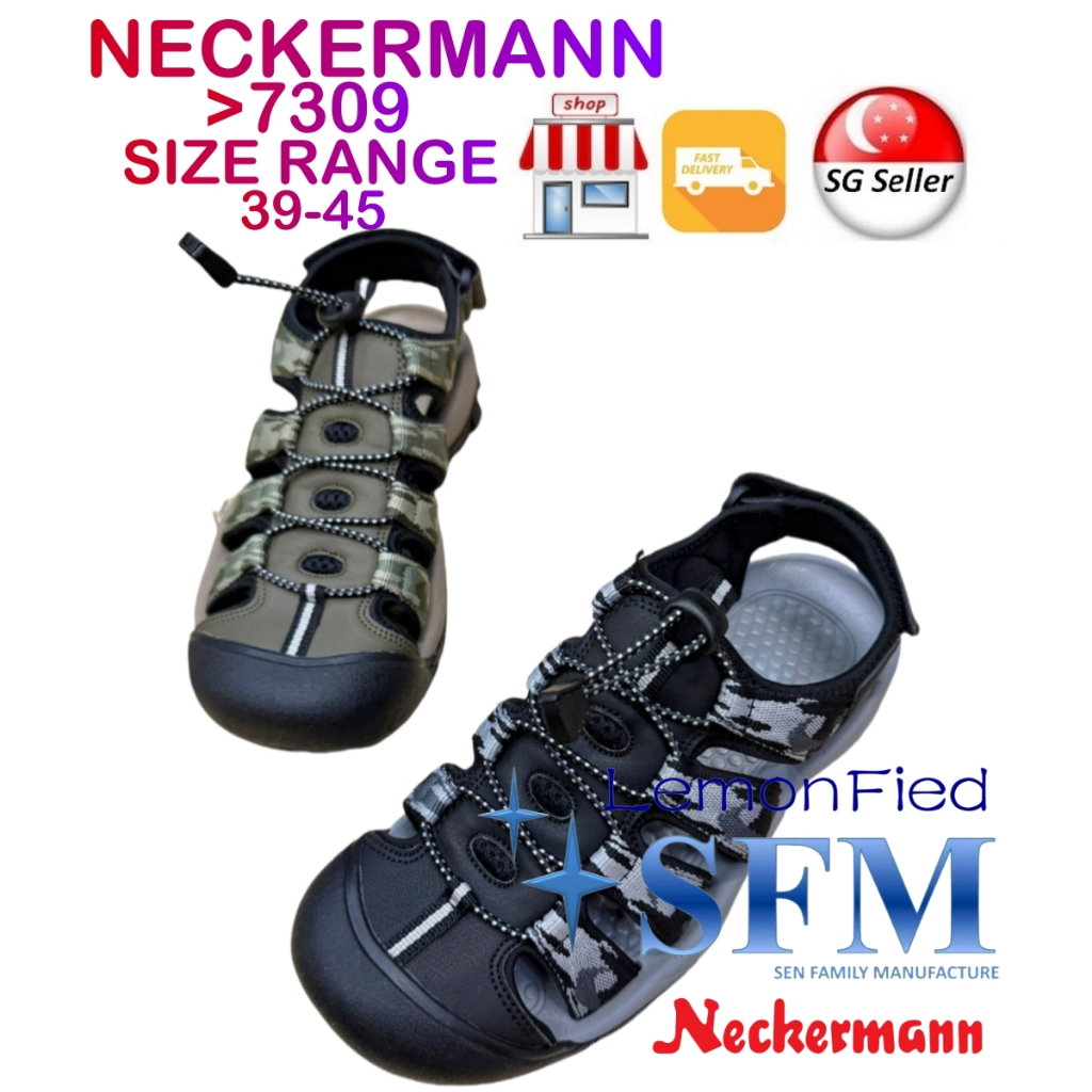 NECKERMANN 7309 Size 39 - 45 SPORT SANDAL BLACK OLIVE NAVY MEN SG ...
