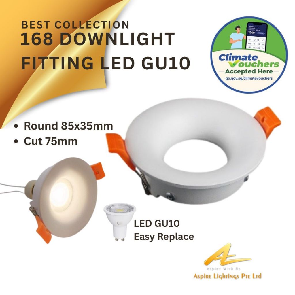 Down Light LED Downlight Fitting False Ceiling LED GU10 Holder ...