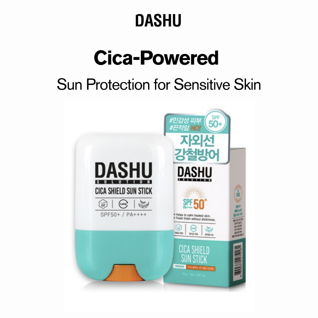 DASHU Solution Cica Shield Sun Stick SPF50+ PA++++ 19g