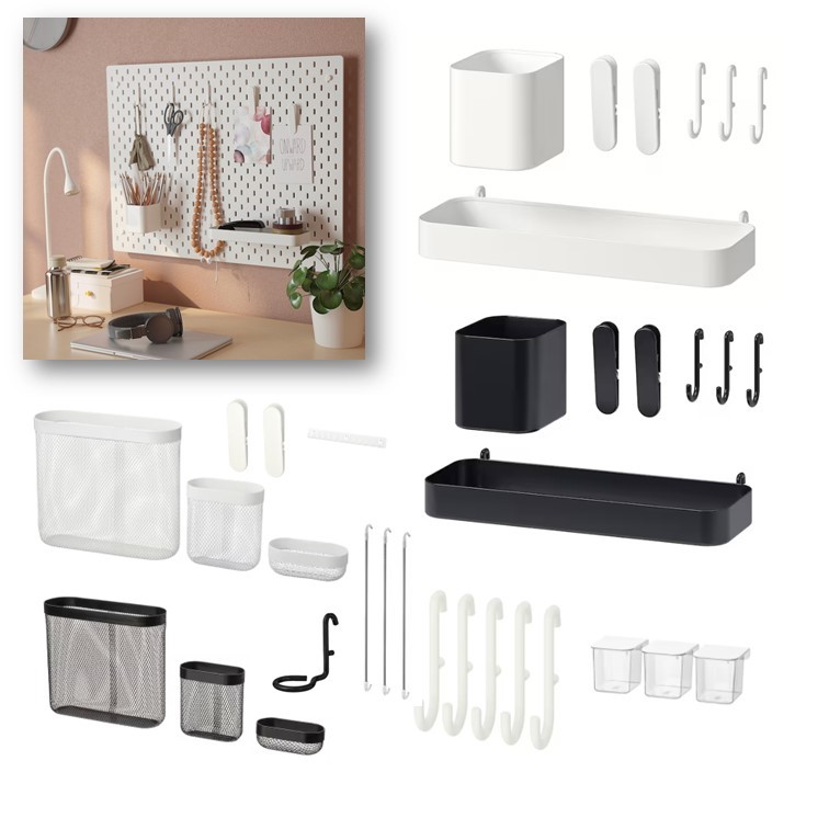 ikea skadis pegboard accessories Pegboard Hooks Skadis Pegboard, Long L ...