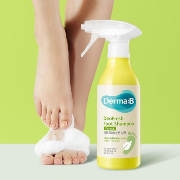 [Derma:B] DeoFresh Foot Shampoo Clean Cotton 400ML | Antibacterial ...