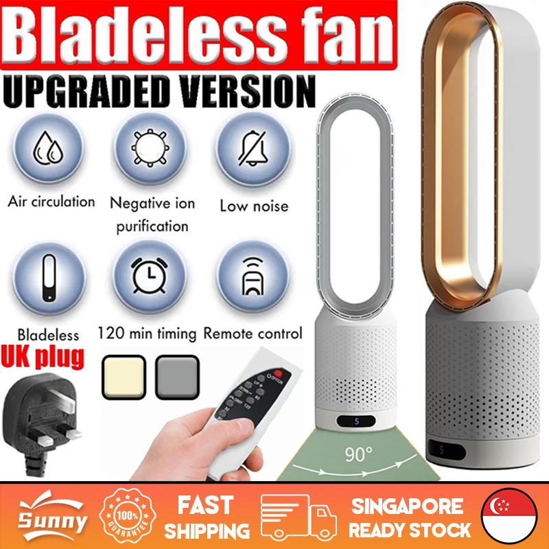 🇸🇬 Ready Stock 20 Inches Household Fan Bladeless Standing table Fan ...