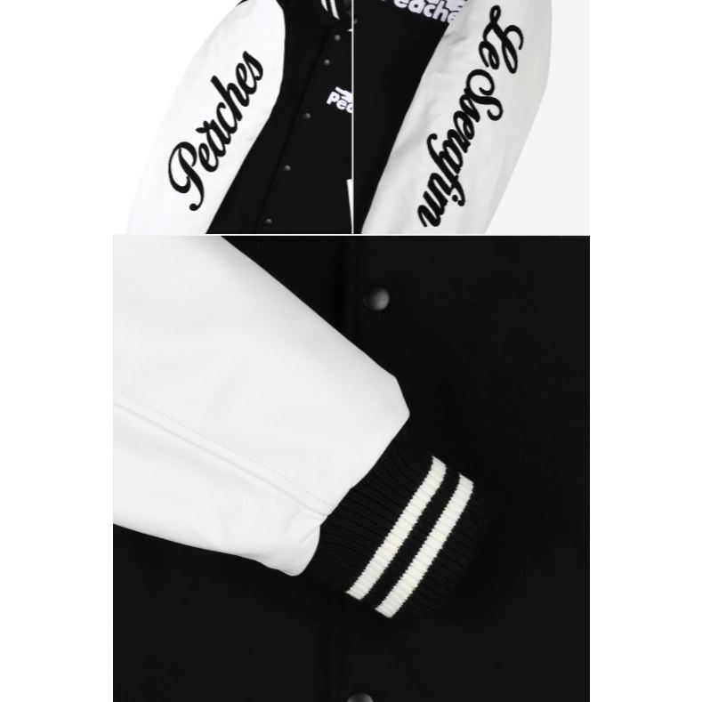 LE SSERAFIM [LE SSERAFIM x Peaches.] VARSITY JACKET | Shopee Singapore