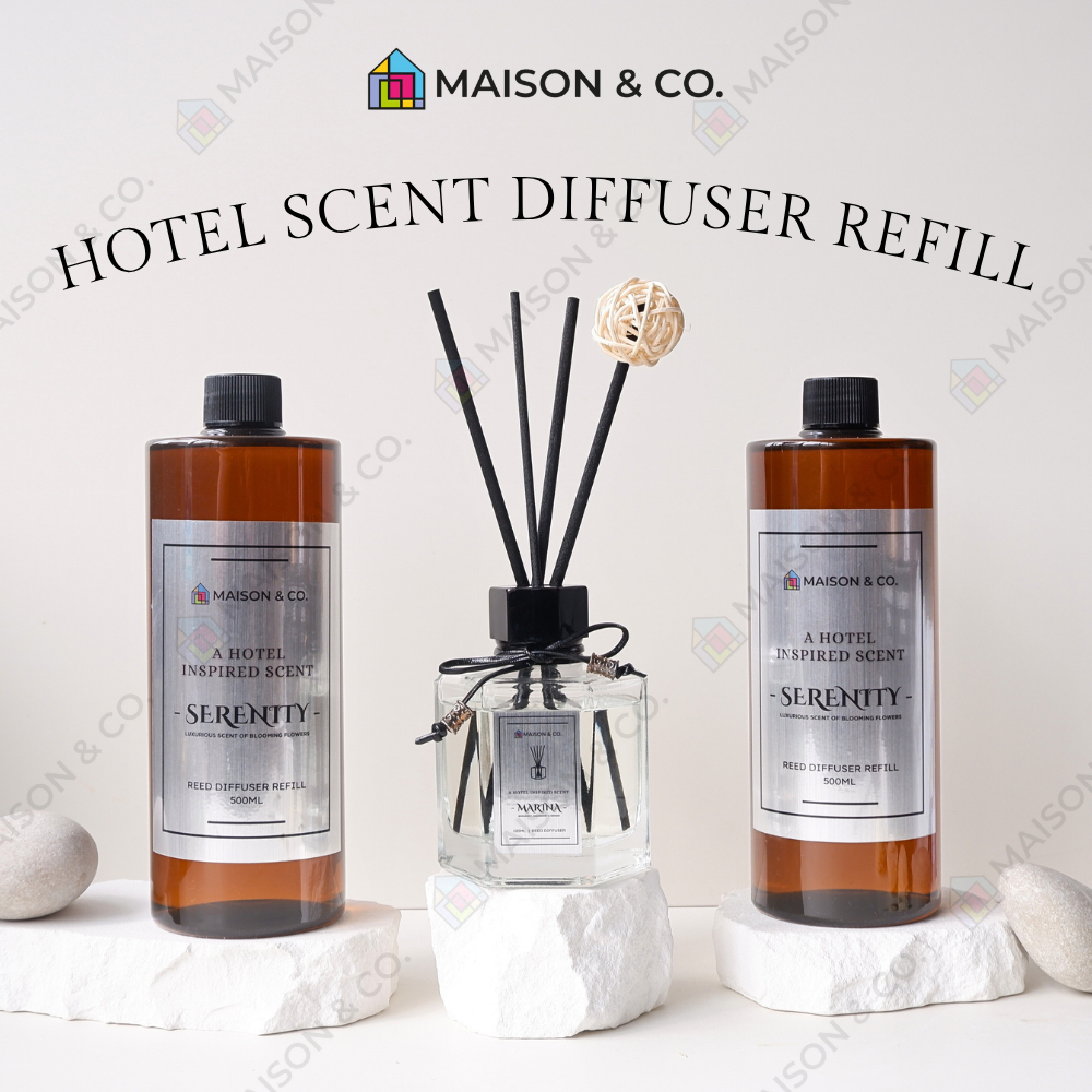 [𝐇𝐎𝐓𝐄𝐋 𝐒𝐂𝐄𝐍𝐓] 500ml Reed Diffuser Refill | Fragrance Hotel Scent ...
