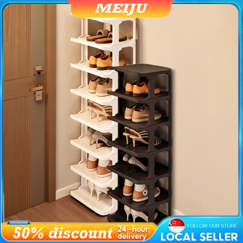 Next Day HDB Shoe Rack Multi-Layer Narrow Shoe Rack Plastic Simple Shoe ...