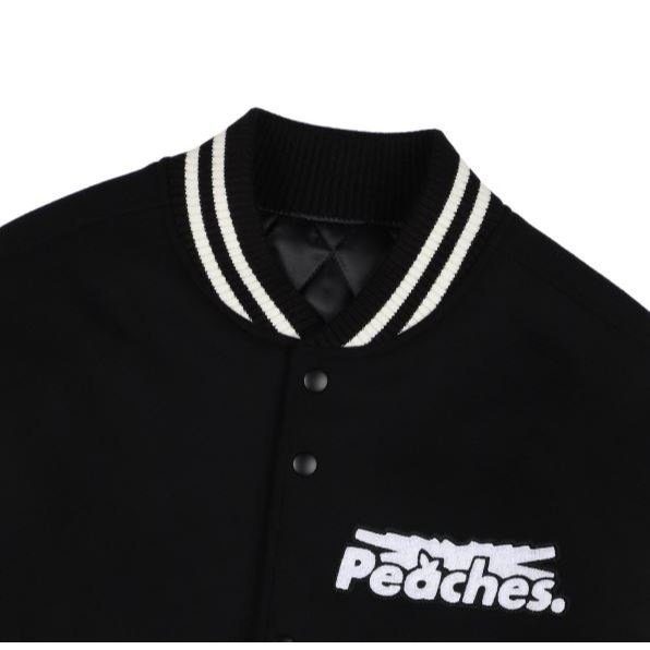 LE SSERAFIM [LE SSERAFIM x Peaches.] VARSITY JACKET | Shopee Singapore