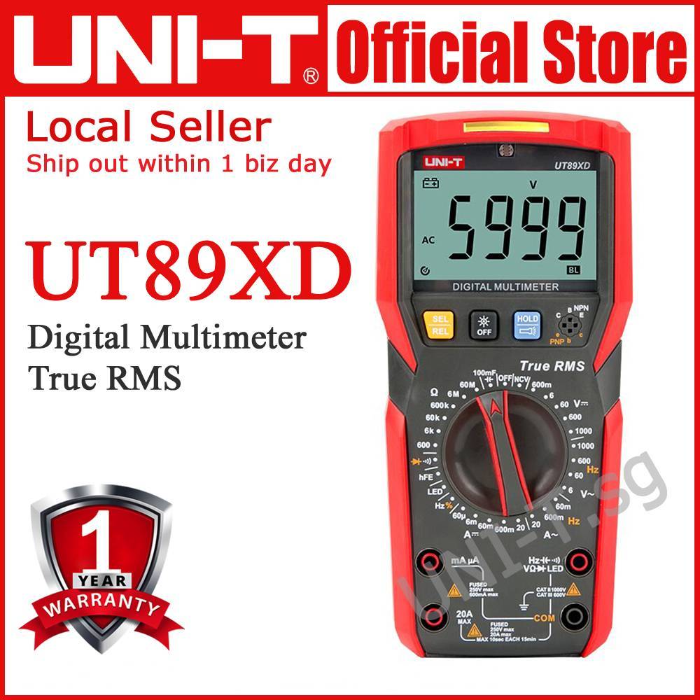 Uni-T UT89XD UT89XE UT89X Digital Multimeter | Shopee Singapore