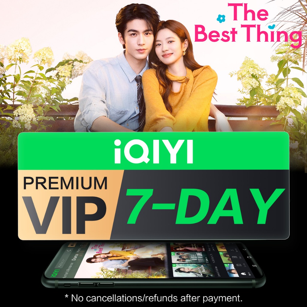 (E-Voucher) iQIYI VIP 7-Day Premium VIP, 4K Clarity + Skip Ads for ...