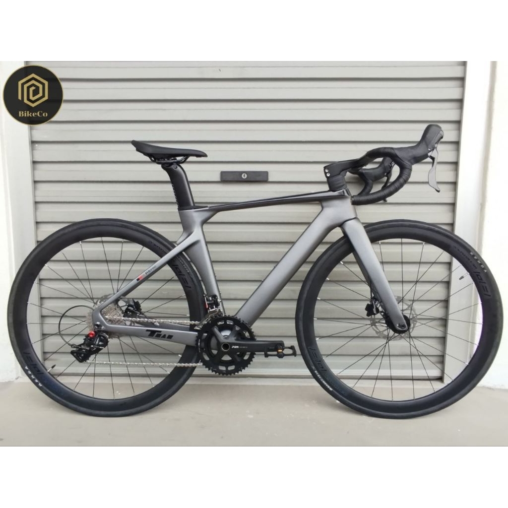 TWITTER R5 PRO Carbon Fibre Grey Road Bike | Full Hydraulic Disc Brake ...