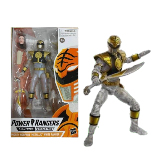 Power Rangers Lightning Metallic White Ranger | Shopee Singapore