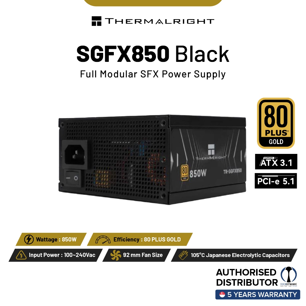新品未開封】Thermalright SFX Platinum 850W Thermalright SFX 850W